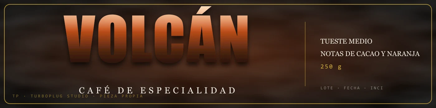 Volcán · specialty coffee