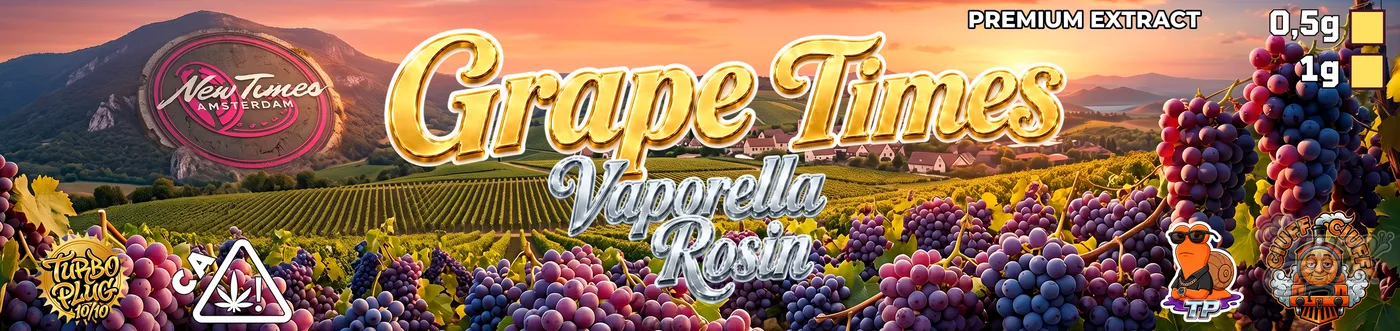 Grape Times — Commission · chrome + vineyard