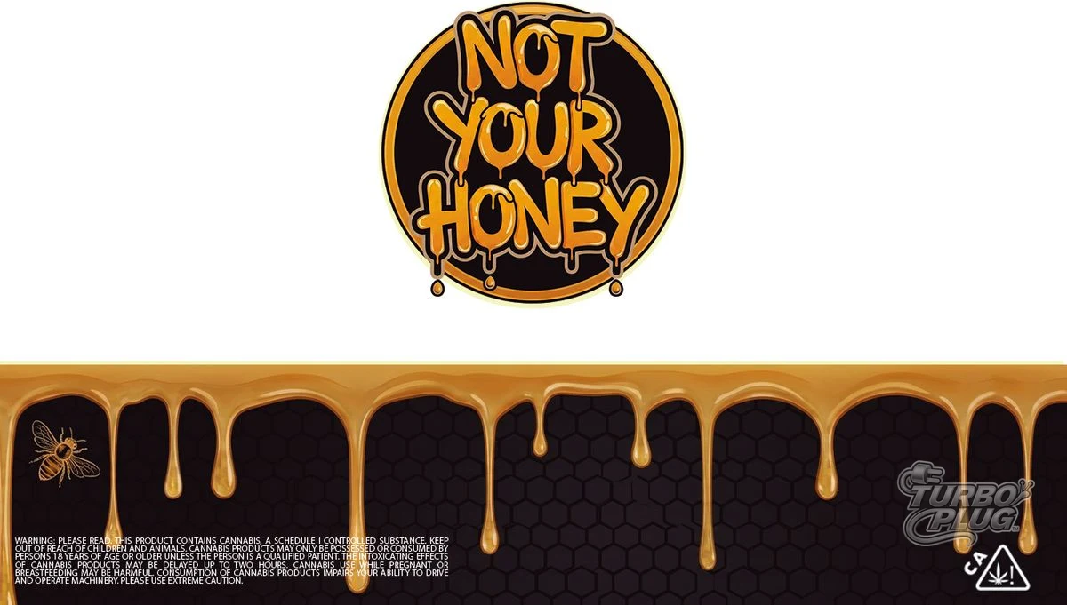 Not Your Honey — Author lettering · drip honey