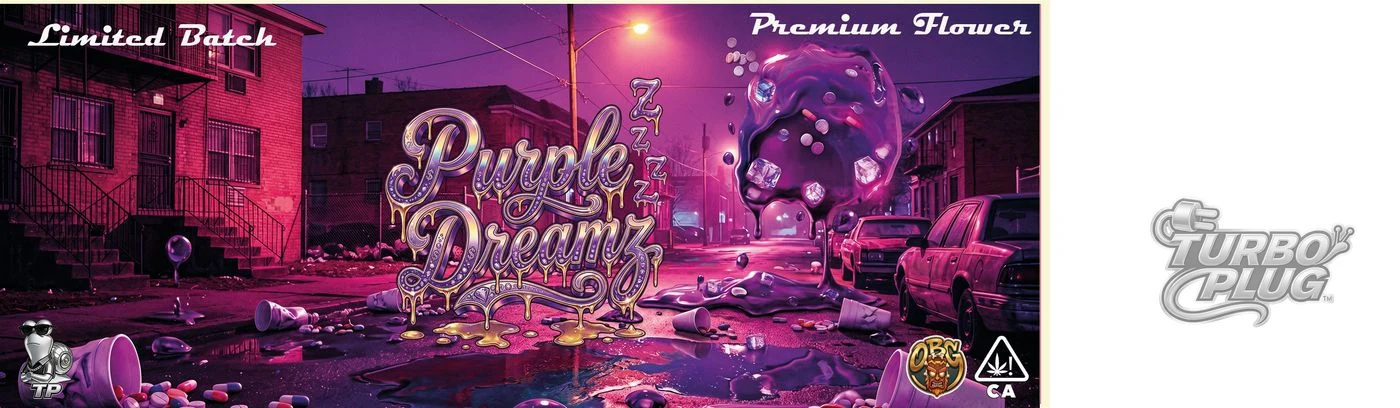 Purple Dreamz — OBG commission · urban scene